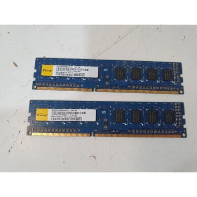Lot of 2 Elixir M2F2G64CB88G4N-DI RAM PC3-12800U 1600MHz 240-Pin (2x2GB) DDR3 - Image 1 of 4