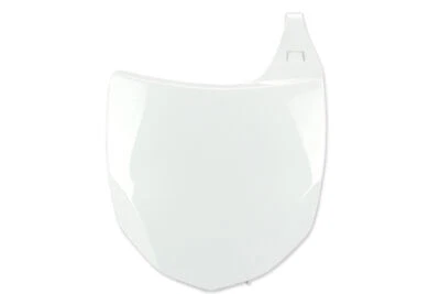 Polisport White Front Number Plate 09-12 KX250F, KX450F - Imagem 1 de 2