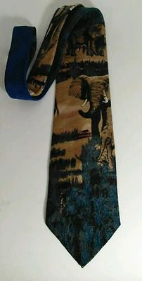 Corbata cuello elefante reino perdido hecha en EE. UU. Foto 1 de 4