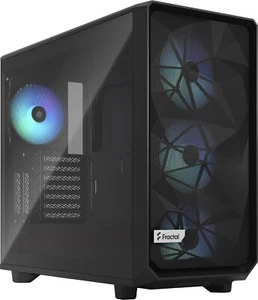 Fractal Design Meshify 2 RGB Black TG Light Tint, tempered Glass - Bild 1 von 3
