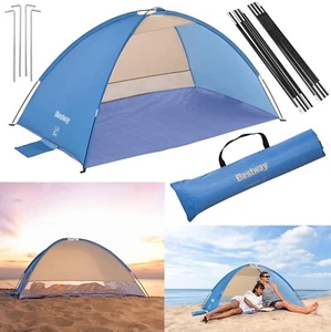 Bestway Strandmuschel Beach - Sichtschutz Sonnenschutz Strandzelt Windschutz - Bild 1 von 10
