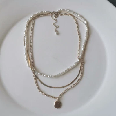 Nuevo 18" Loft Multi-Hebras Collar Regalo Moda Mujeres Fiesta Vacaciones Joyería Foto 1 de 3