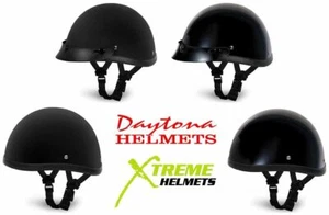 Daytona Smokey NOVELTY Shorty Half Helmet XS S M L XL 2XL LOW PROFILE - Picture 1 of 25
