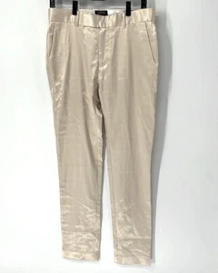 Boohoo man NWOT champagne trouser pants skinny fit Men’s size 30 - Picture 1 of 6