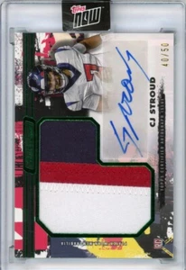 2024 Topps Composite Football CJ STROUD RPA Rookie Jumbo Patch Auto /50 RC - Picture 1 of 2