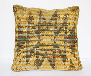 24x24 cuscino, cuscino bohémien di alta qualità, cuscino kilim, cuscino da lancio, cuscino divano - Foto 1 di 11