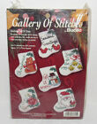 Bucilla Gallery Of Stitches Stockings Full Of Cheer Counted Cross Sealed 33615