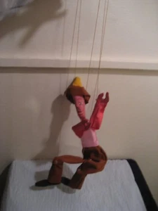 MARIONETTENPUPPE, VINTAGE HOLZ ORIGINAL SPIELZEUG - Bild 1 von 4