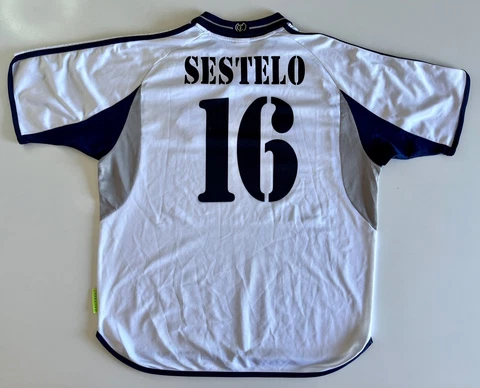 REAL MADRID 2000/01 Adidas Home Football Shirt XL Player Vintage Soccer Jersey Cover