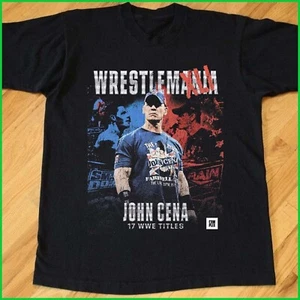 JOHN CENA WINS HIS 17TH WORLD TITLE AT WRESTLEMANIA 41 T-SHIRT S-3XL - Picture 1 of 4