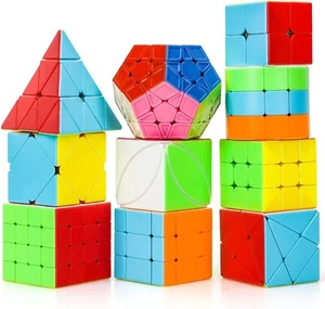 Award-Winning Speed Cube Bundle - 10 Fun Puzzle Games for All Skill Levels - Picture 1 of 8