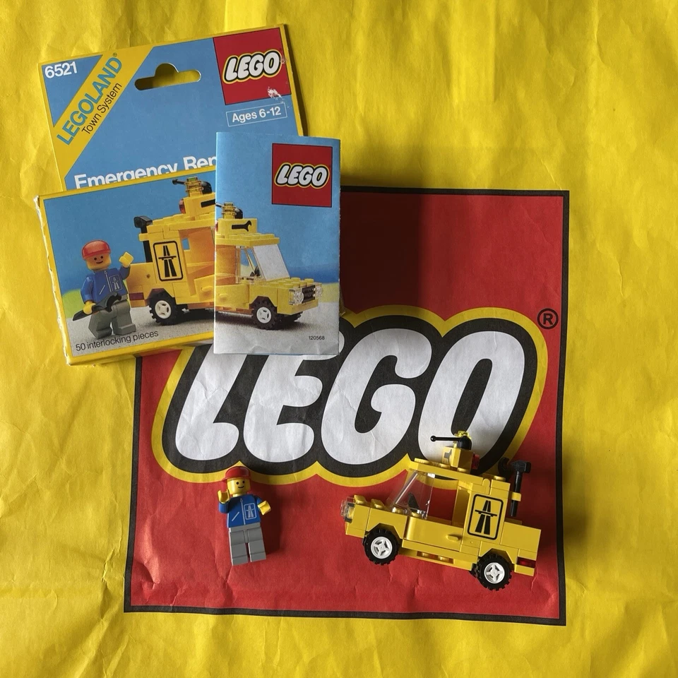 Camión de reparación de emergencia LEGO 6521 de colección ciudad clásica con caja e instrucciones Foto 1 de 1