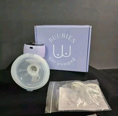 Extractor de leche portátil eléctrico individual Buubies usado en sujetador *NUEVO* Foto 1 de 4