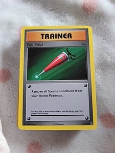 Full Heal Trainer Pokémon 1st Edition Shadowless Base Set 82/102 - Picture 1 of 2