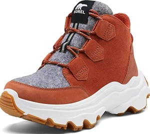 Sorel Women's Kinetic Breakthru Caribou Waterproof Boot SIZE 5.5 WARP RED CHALK - Picture 1 of 14