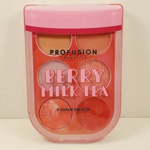 Paleta de 6 tonos de té de leche de bayas Profusion Cosmetics FPA007 - Imagen 1 de 5