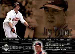 2002 Upper Deck Piece of History Jim Thome Cleveland Indians #12 - Picture 1 of 2