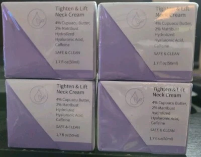 4 Lot Neck Firming Cream  Tighten & Lift Neck Skin Vegan BB 08/2027 - Image 1 of 4