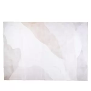 SCHMUCKJAGD TEPPICH BEIGE/CREME WASCH & FALTBAR, RUTSCHFEST 160x230 CM - Bild 1 von 3