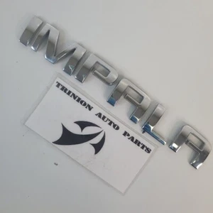 2006-2013 Chevy Impala Rear Trunk Impala Emblem Nameplate Chrome Letters OEM - Picture 1 of 4