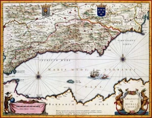 Reproduktion alte Karte - Granada und Murcia (Granada y Murcia) 1635 - Bild 1 von 1