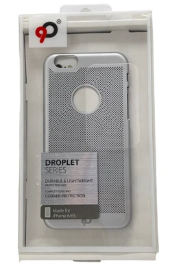 Nimbus9 Gocciola Serie Custodia Protettiva per IPHONE 6/6S, Argento - Immagine 1 di 4