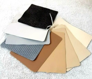 7" x 5" ~ Lot of 9 ~ Variety Colors Leather Craft Pieces  USA Soft  Rectangle - Picture 1 of 8
