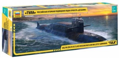 1:350 ZVEZDA Delfin Class Russian Nuclear Ballistic "Tula" Kit ZS9062 - Immagine 1 di 2