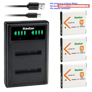 Kastar Battery LLD2 Charger for Sony NP-BN1 BC-CSN & Sony Cyber-shot DSC-W650 - Picture 1 of 10