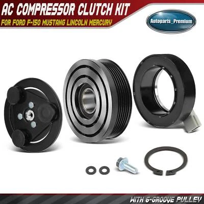 AC Compressor Clutch Kit for Ford F-150 Mustang Lincoln Mark VIII Mercury Cougar - Image 1 of 4