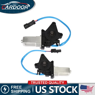 适用于 1999 - 2003 道奇 Ram 1500 2500 3500 Van Power Window 电机一对前侧 — 第 1/4 张图片