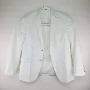 COOFANDY Suit Jacket Blazer Men's L White Two Button Sport Coat New w/o Tags - Picture 1 of 16