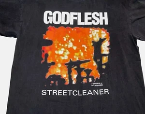 1990 Godflesh Streetcleaner Short Sleeve Black All Size Shirt - Picture 1 of 6
