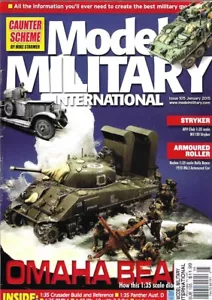 Model Military International Jan.2015 AFV Stryker Omaha Beach Diorama Sherman - Picture 1 of 12