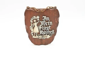 Vintage. "Lo mejor de la jardinería es regar" Wood Pewter Plaque - Imagen 1 de 9