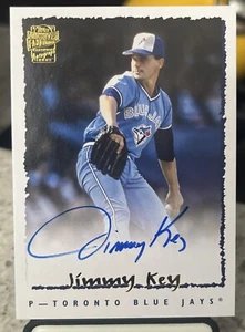 Autografo 2024 Topps Archives JIMMY KEY preferiti dai fan Toronto Blue Jays #95FF-JK - Foto 1 di 2