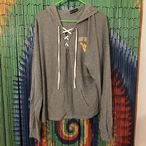 West Virginia Mountaineers Hoodie Womens Size 2X Hooded Sweat Shirt XXL - Picture 1 of 3