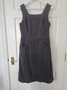 Seasalt High Deck Dress Pinafore Corduroy Size 12 Pockets Lined Sleeveless - Picture 1 of 9