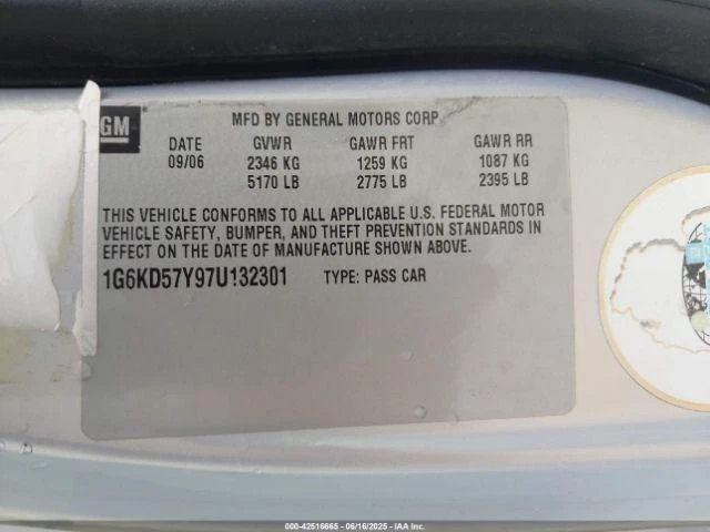 Bomba de combustible usada se adapta a: conjunto de bomba Cadillac Dts 2007 grado A Foto 1 de 4