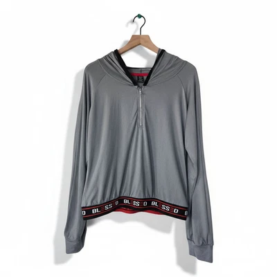 Толстовка с капюшоном Red Fox Blessed Trim серая четверть молнии размер 2X - Изображение 1 из 4