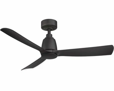 Kute 44" Indoor/Outdoor Black Ceiling Fan, Remote Control, DC Motor, FPD8547 - Image 1 of 4