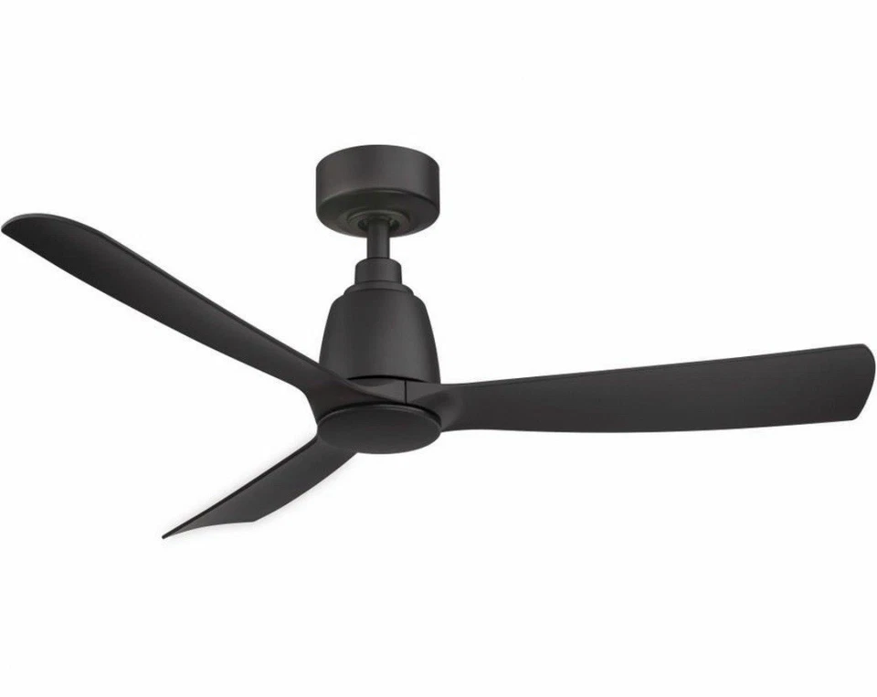 Kute 44" Indoor/Outdoor Black Ceiling Fan, Remote Control, DC Motor, FPD8547 - Image 1 of 4