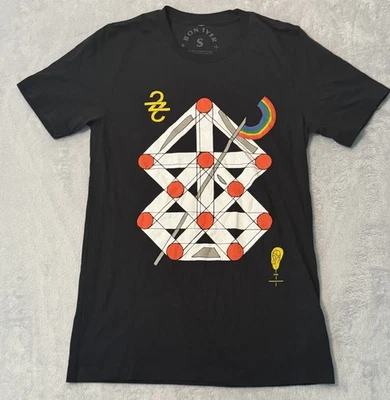 Camiseta Bon Iver OVER SOON Negra Talla Pequeña S Banda de Conciertos Camiseta Indie Folk Tour Foto 1 de 4