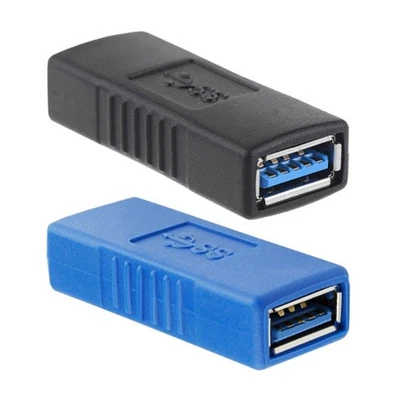 Portable USB 3.0 Adapter Connector Type A Female To Female Coupler Changer - Image 1 of 4