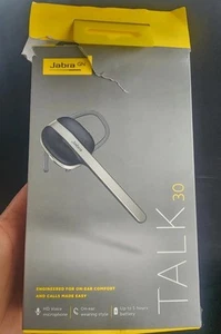 GENUINE Jabra Talk 30 Bluetooth HD Voice Music Wireless Earphones Headset Ear - Picture 1 of 5