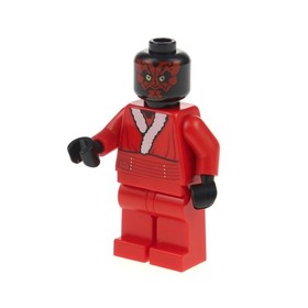 1X Lego Minifigure Star Wars Santa Darth Maul Red 9509 973PB1233C01 SW0423