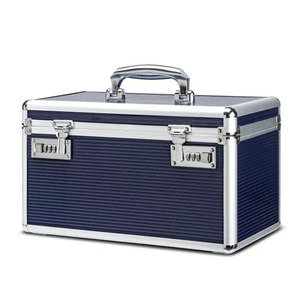 Lockable Medication Box with Portable Storage Case, 14.2 x 7.2 x 8.2 Inch, Ch... - Picture 1 of 7