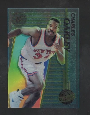 Stadium Club #18 1994-95 Charles Oakley corte transparente New York Knicks Foto 1 de 3
