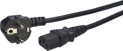 Amazon Basics Netzkabel - 0,9 M , Schwarz, Buchse Auf Stecker - Bild 1 von 4