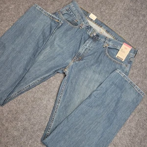 Pantalones de mezclilla Levis 559 para hombre 36x36 azul rodeo ropa de calle calce relajado pierna recta - Imagen 1 de 12
